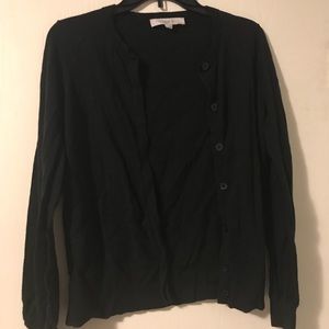 Black LOFT cardigan with full sleeves